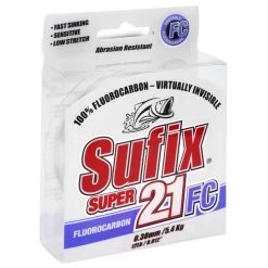Sufix Super 21 Fluocarbon 20m Klar 0,50mm