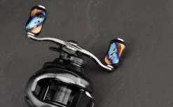 Gomexus Crank Handle W/Titanium Galaxy Knob -Vissen Winkel BS100T22GDX2r 5