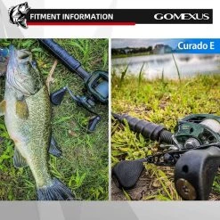 Gomexus 110mm Aluminium Handle With 35mm TPE Knob -Vissen Winkel BS110HTE35BKTNr 5