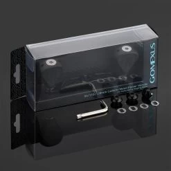 Gomexus 110mm Aluminium Handle With 35mm TPE Knob -Vissen Winkel BS110HTE35BKTNr 8