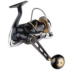 Gomexus 90mm Aluminium Power Handle With 45mm Titanium Knob - Black & Gold -Vissen Winkel LYS90TB45BKGD 3