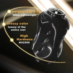 Gomexus Smoke Jedi Series 22mm Titanium Knob - Smoke 9 Gomexus Smoke Jedi Series 22mm Titanium Knob - Smoke -Vissen Winkel T22STSK 5